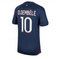 Paris Saint-Germain Ousmane Dembele #10 Hjemmedrakt 2023-24 Kortermet